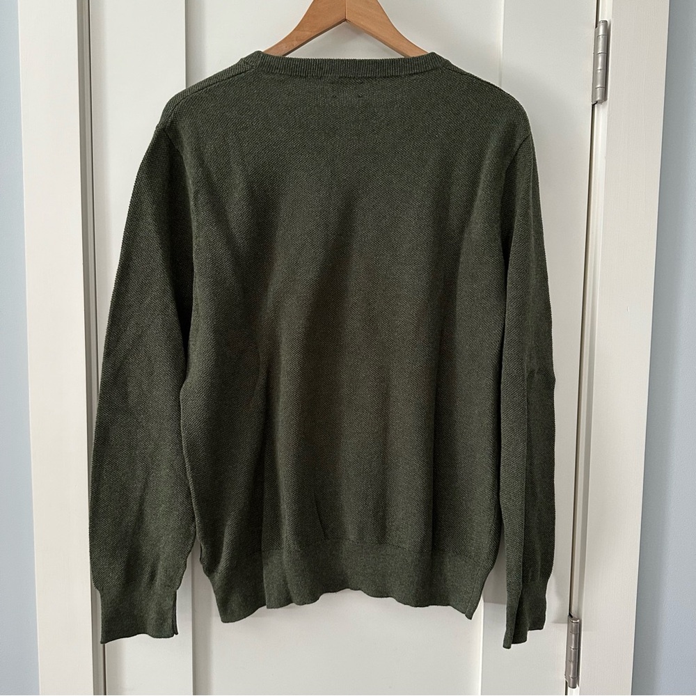 J. Crew Mens • NWOT • Cotton piqué-stitch crewneck sweater - Picture 6 of 9